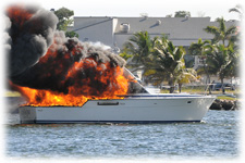 boat on fire towboat us